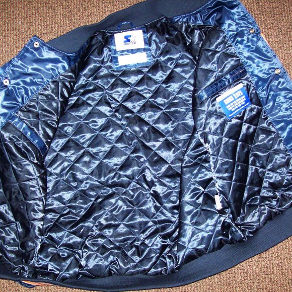 CHICAGO BEARS STARTER ThrowBack Snap Down Jacket - Picture 8 of 8